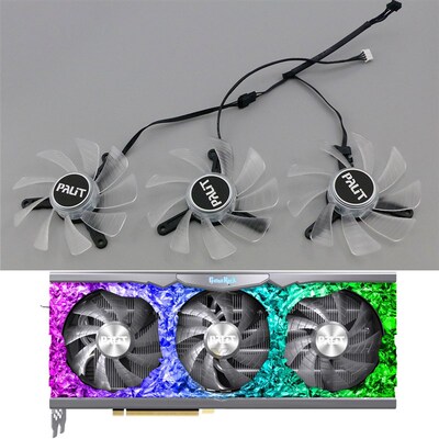 PALIT/同德 RTX 3070 3070ti 3080 3080ti 3090 GameRock显卡风扇