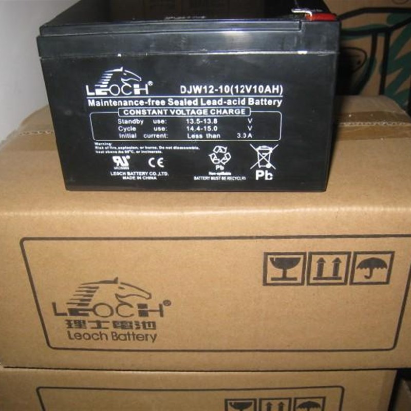 理士蓄电池DJW12-10 LEOCH电池12V10AH UPS电源/应急灯/门禁电瓶