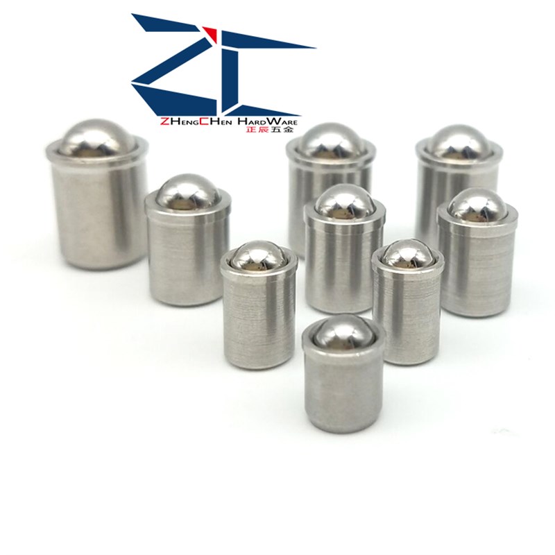 ZC101-1不锈钢压入式球头柱塞 台阶无牙定位珠 (PFSSN-PFSSR)