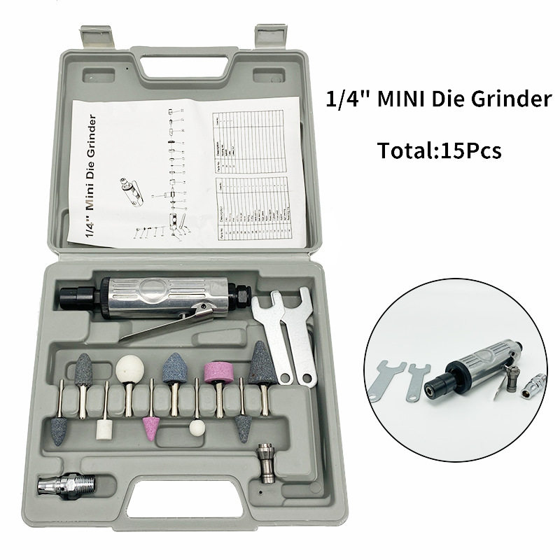 小型刻磨机套装补胎工具气动打磨机配件抛光风动磨砂轮机