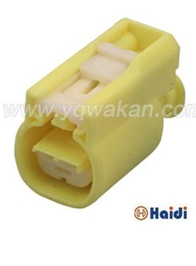 DJ70220A-1-21 黄色2孔1.0系列汽车防水接插件 2P连接器含端子