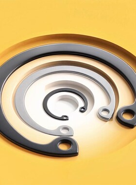 65MN锰/304不锈钢GB893孔卡内卡孔用弹性挡圈C型卡簧卡环M3-200