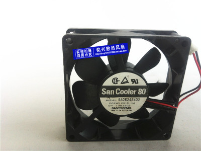 原装三洋 8025 24V 0.1A 9A0824S402 双滚珠变频器轴流散热风扇