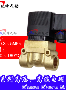 4分高压高温电磁阀TX5404-04 吹瓶吹塑机JT/SY5231高压电磁阀5MPA