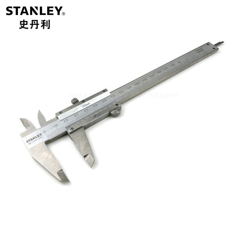 史丹利工具机械游标卡尺36-150/200/300-23C高精度测量工具