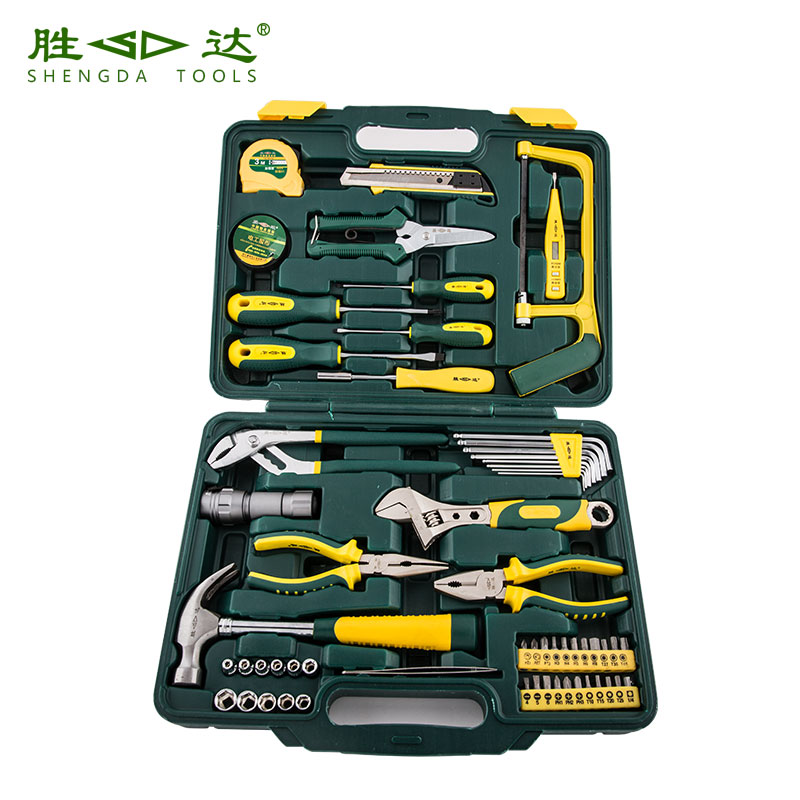 胜达工具 家用工具套装组合 车载多功能工具箱 电工组套 包邮