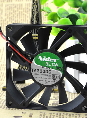 原装日本 Nidec TA300DC H34612-55 8015 12V 0.18A 8CM 散热风扇