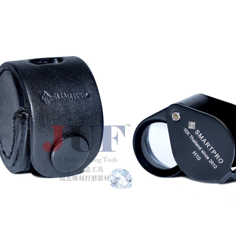 泰国进口SmartPro 10x 10倍手持放大镜珠宝文玩钱币鉴定