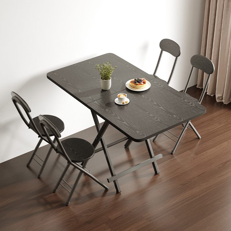 餐桌小户型家用小桌子出租房简易摺叠桌子长方形摆摊可携式小方桌