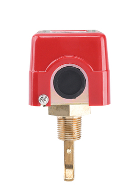 伊莱科HFS系列靶式流量开关4分-1寸红色蓝色多材质底座水流控制器