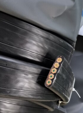 YVFB3*35天车行车龙门吊专用扁平电缆线 柔性卷筒电缆