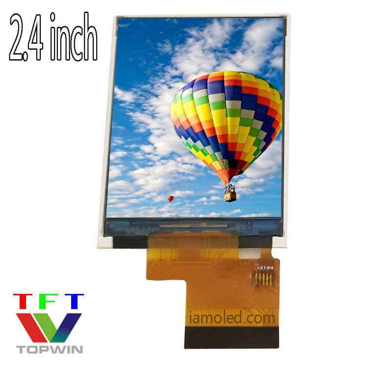 2.4英寸TFT-LCD全彩色液晶全视角点阵屏240x320小尺寸topwin拓微