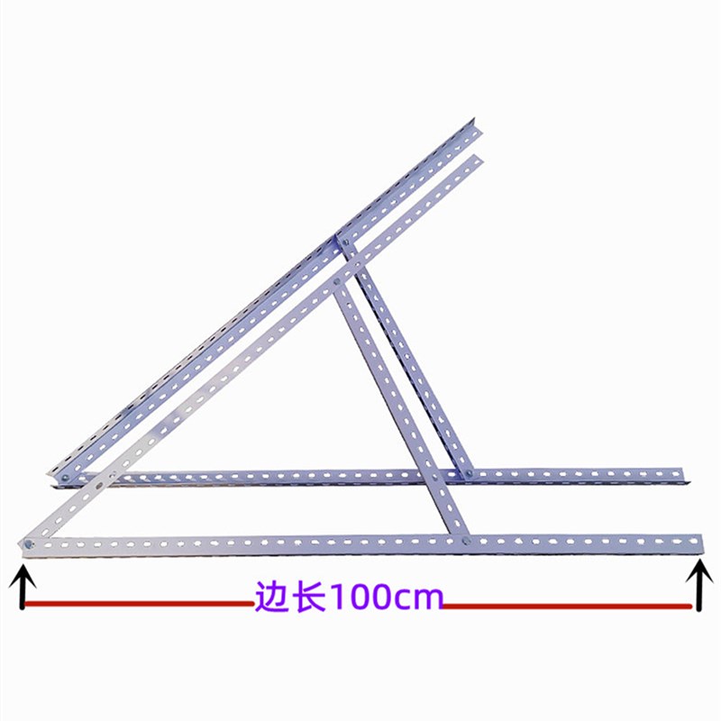 通用可调角度光伏组件支架抗台风防锈冷轧钢太阳能板安装架