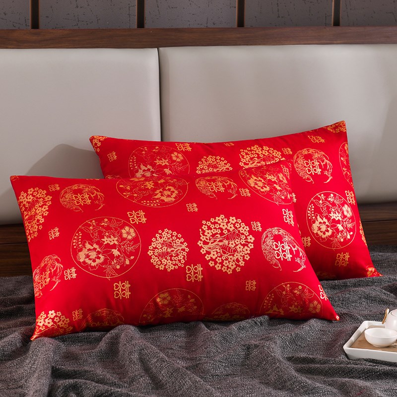 羽丝绒纤维枕保健枕护颈枕头家用枕芯婚庆抱枕靠垫枕芯子双人枕芯