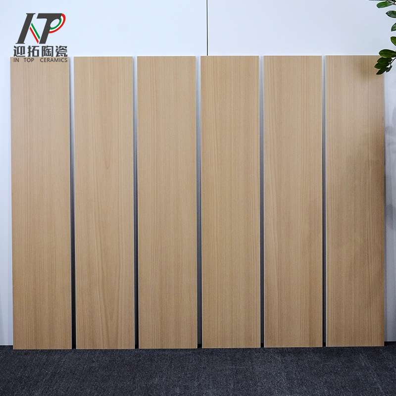 柔光面木纹砖200x1000原木色奶油风木纹瓷砖全国 零售出口地砖