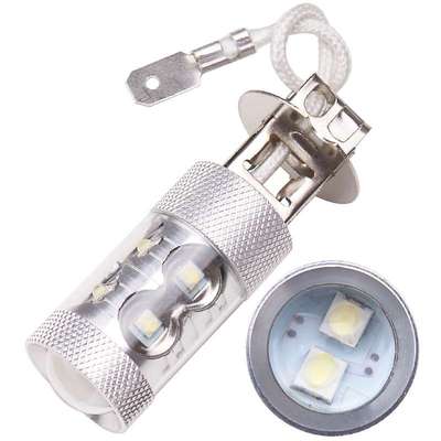 汽车led前照灯 CREE大功率车灯 H3 50W汽车雾灯防雾灯8000K灯泡