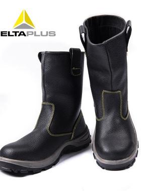 代尔塔301405防静电防砸防穿刺 耐磨防滑耐油耐酸碱防寒靴