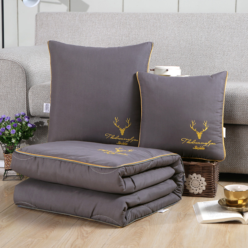 抱枕被子两用多功能靠垫被汽车车载靠枕沙发空调可折叠午睡枕头被