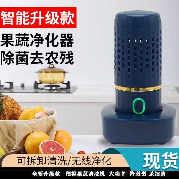 智能果蔬净化器肉类蔬菜水果净化机家用便携清洁机去除农残洗菜机