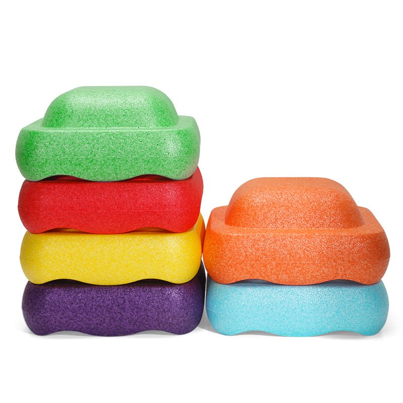 彩虹过河石感统训练器材儿童平衡玩具幼儿园教具踩踏石