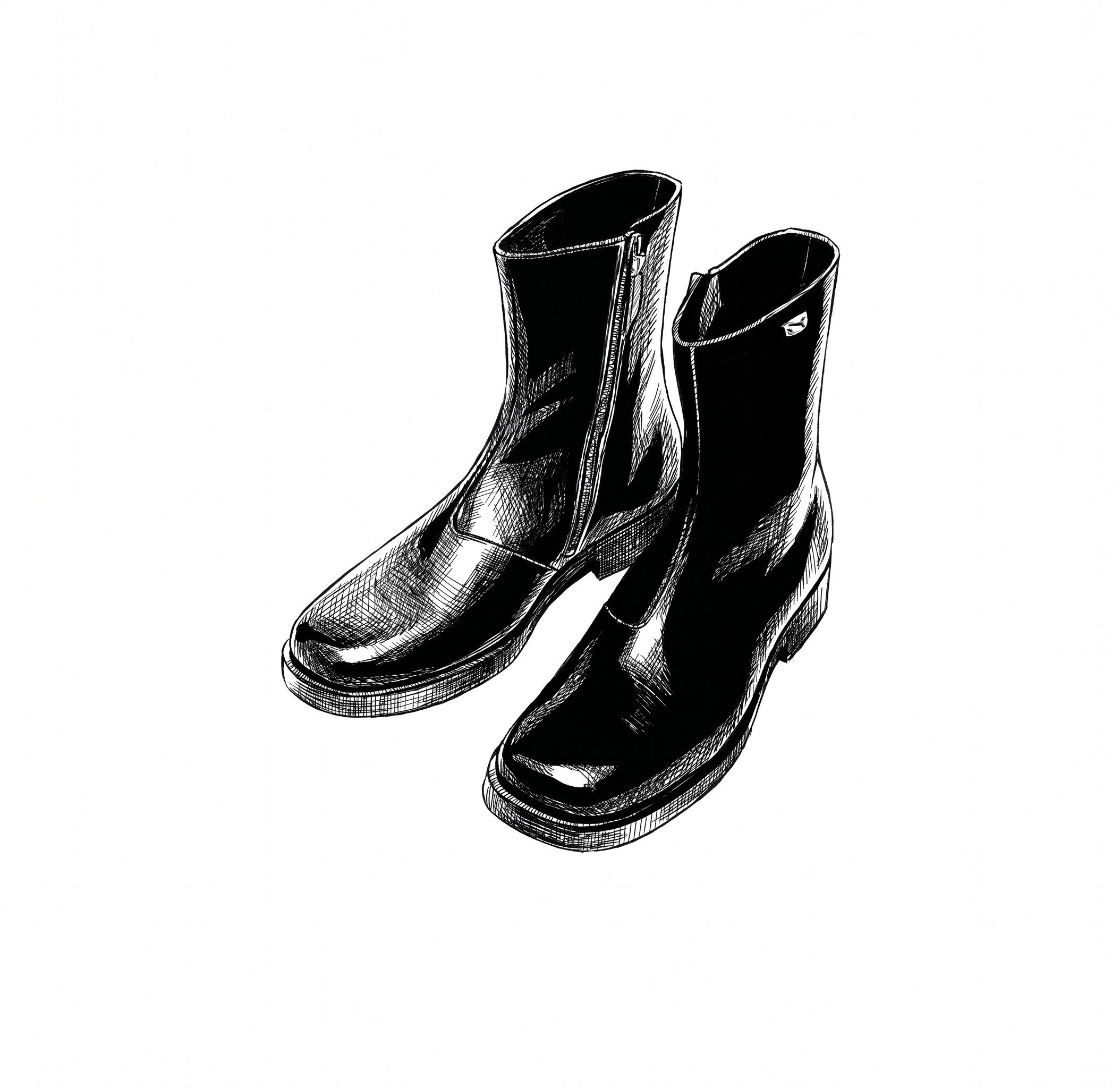 thumbnail for 【i795】camion top grain leather vintage boots