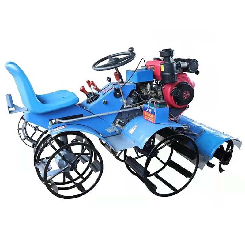 水田旋耕机乘坐式打田机水旱两用微耕机柴N油水稻田多功能耕田机