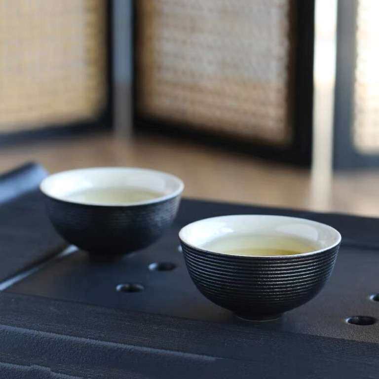 陆宝陶瓷杯品茗杯单茶杯个人主人杯茶具可配单壶茶组多款喝茶小杯