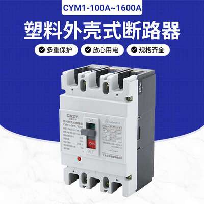 CYM1-100A 250A 400A 630A 800A 1250A 1600A塑料外壳式断路器