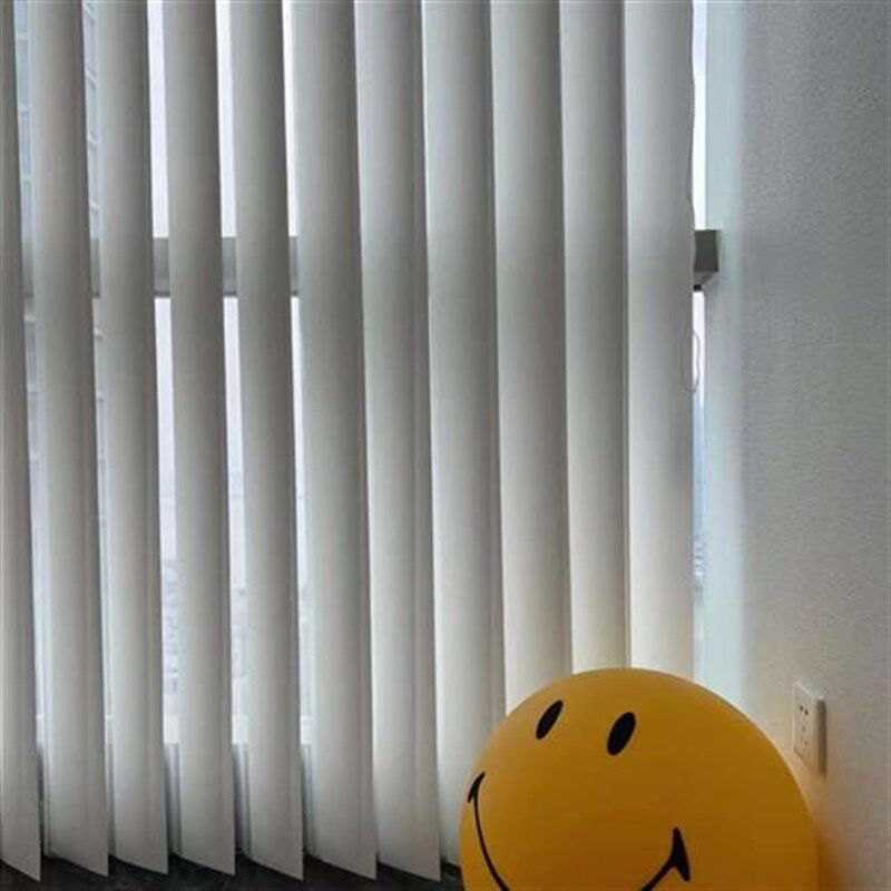 梦幻帘竖百d叶纱帘梦幻垂直窗帘客厅落地窗阳台梦幻帘手电动垂直