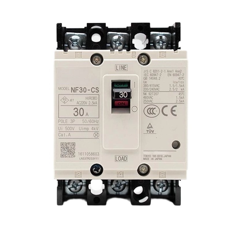 低压塑壳断路器NF30-CS 3P 5A/10A/15A/20A/25A/30A X2P 空气开关