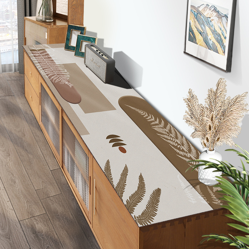 Q弹电视柜简约皮革桌垫茶几垫无C味硅胶餐垫北欧防水防油免洗防烫