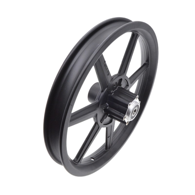 代驾车前轮14寸12寸折叠电动车锂电G车碟刹前轮毂铝合金一体轮改