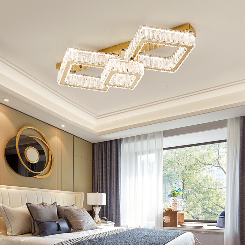 客厅主灯吸顶水晶灯现代轻奢20z23新款客厅灯现代豪华大气卧室灯