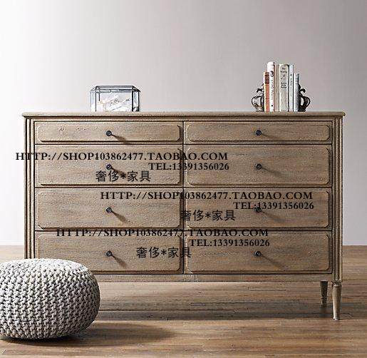 出口法国 维埃h纳系列 实木超美电视柜斗柜床头柜 置物柜家具