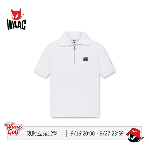 WAAC小恶魔官方春夏女士高尔夫服装COOL SS TOP短袖翻领POLO衫