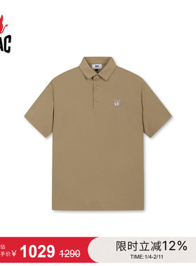 WAAC小恶魔官方春夏新品男士高尔夫服装Loose Fit短袖POLO