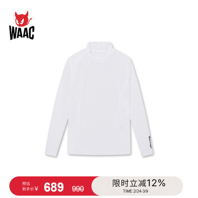 WAAC小恶魔官方女士高尔夫服装SILKY BASE LAYER长袖T恤