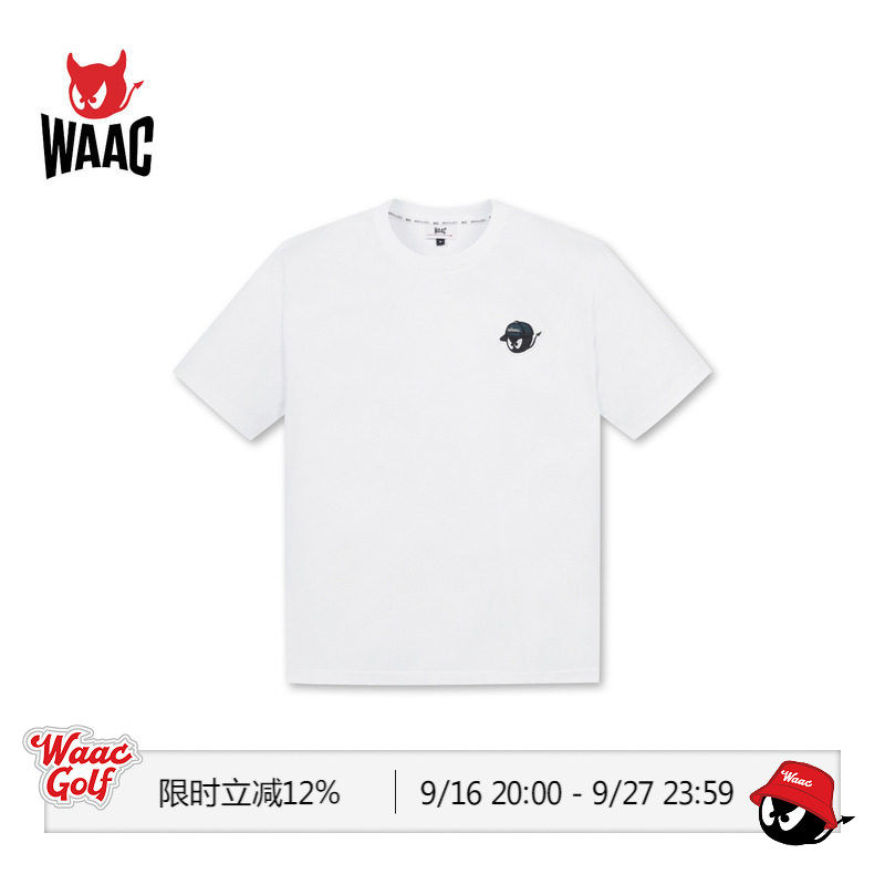 WAAC小恶魔官方春夏男士高尔夫服装CREWNECK SS TOP短袖T恤										