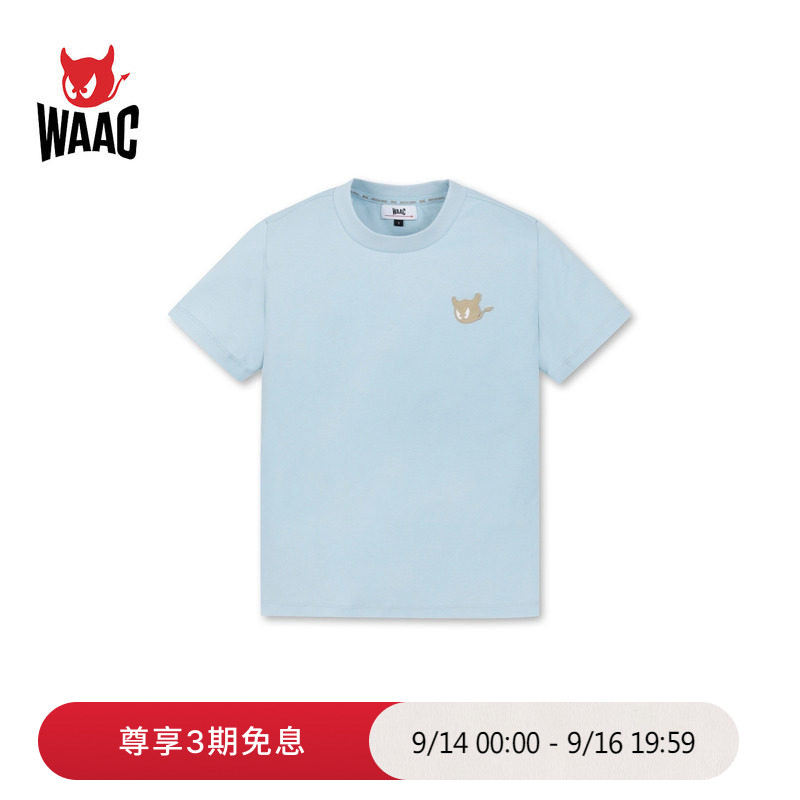 WAAC小恶魔官方春夏女士高尔夫服装CREWNECK TOP短袖T恤图片