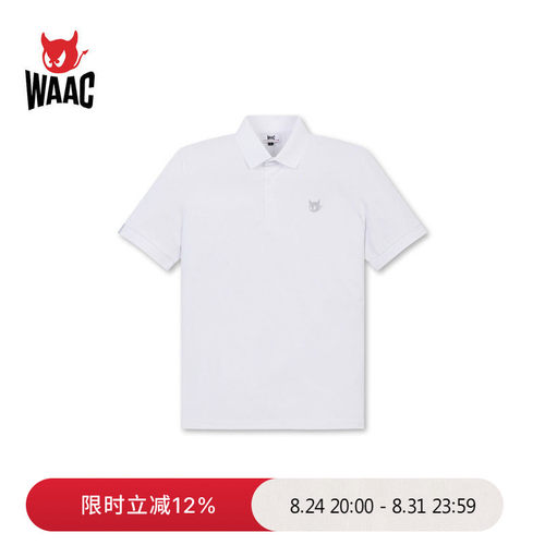 WAAC小恶魔官方春夏男士高尔夫服装PIQUE SS POLO短袖POLO衫