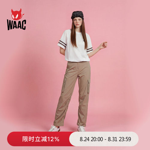 WAAC小恶魔官方春夏新品女士高尔夫服装LOOSE-FIT TEE短袖T恤衫