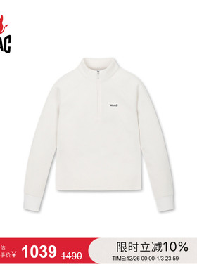 WAAC小恶魔官方女士高尔夫服装HALF ZIP-UP半拉链卫衣