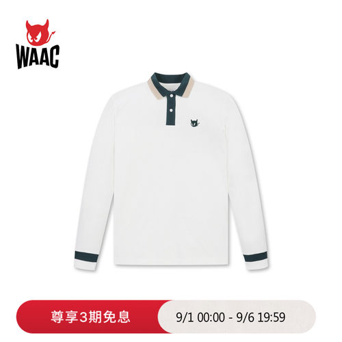 WAAC小恶魔官方春夏男士高尔夫服装POLO长袖