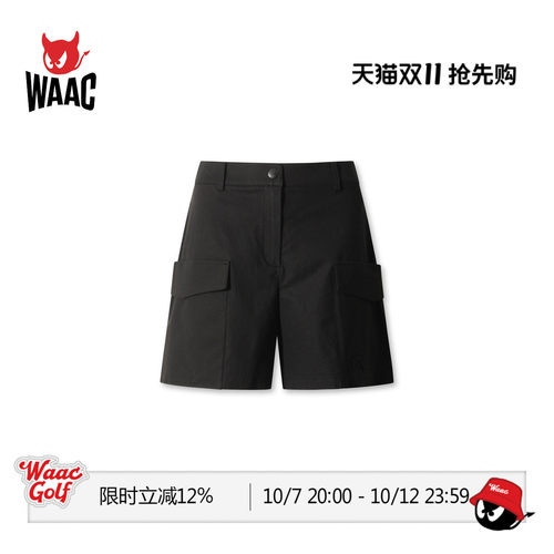 【JONES联名】WAAC小恶魔官方春夏新品女士高尔夫服装SHORTS短裤