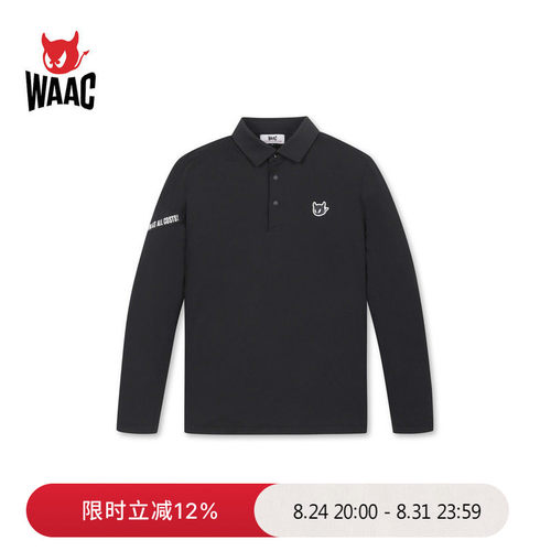WAAC小恶魔官方男士高尔夫服装WAACKY LS POLO长袖POLO衫