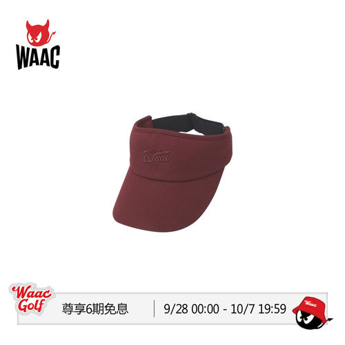 WAAC小恶魔官方早秋新品SUN VISOR 空顶帽
