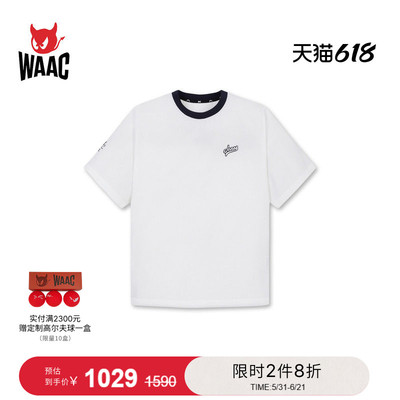 WAAC小恶魔官方春夏男士高尔夫服装JONES SS PULLOVER短袖T恤