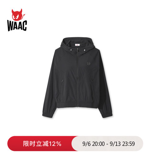 WAAC小恶魔官方早秋新品女士高尔夫服装WINDBREAKER 开衫外套