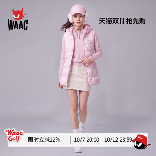 WAAC小恶魔官方女士高尔夫服装Niblick vest羽绒马甲