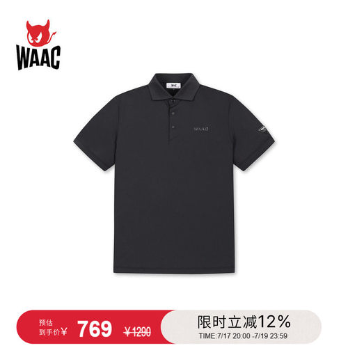 WAAC小恶魔官方春夏男士高尔夫服装EDITION SS POLO短袖POLO衫